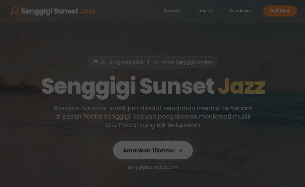 SenggigiSunsetJazz.com